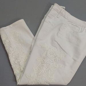 DG2 White Stretch Jeans